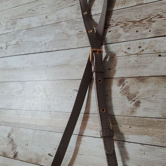 Marc By Marc Jacobs Classic‎ Q Isabelle Cement Leather Cross Body Bag Purse - Picture 4 of 10